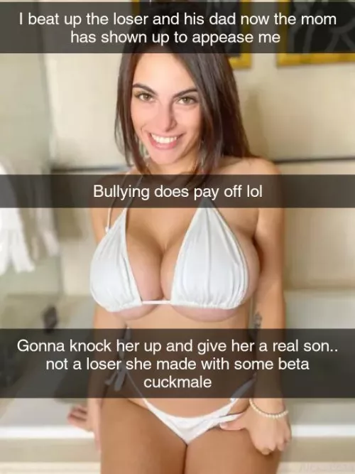 Your bully just posted this on his snap  by Captionsforever