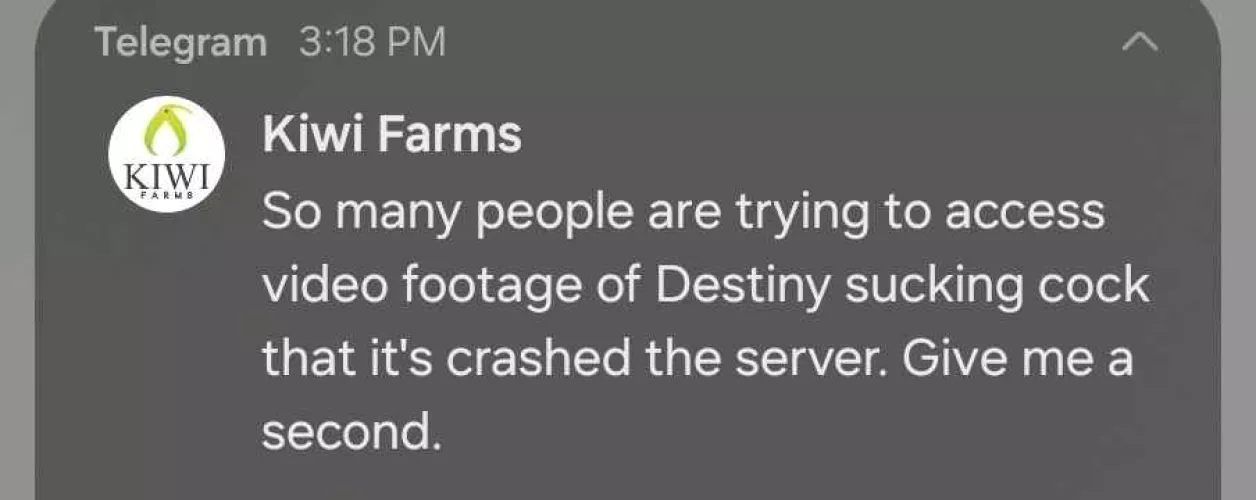 Destiny sucking a fat guy's weenie goes viral on gay website by JohnRiffs