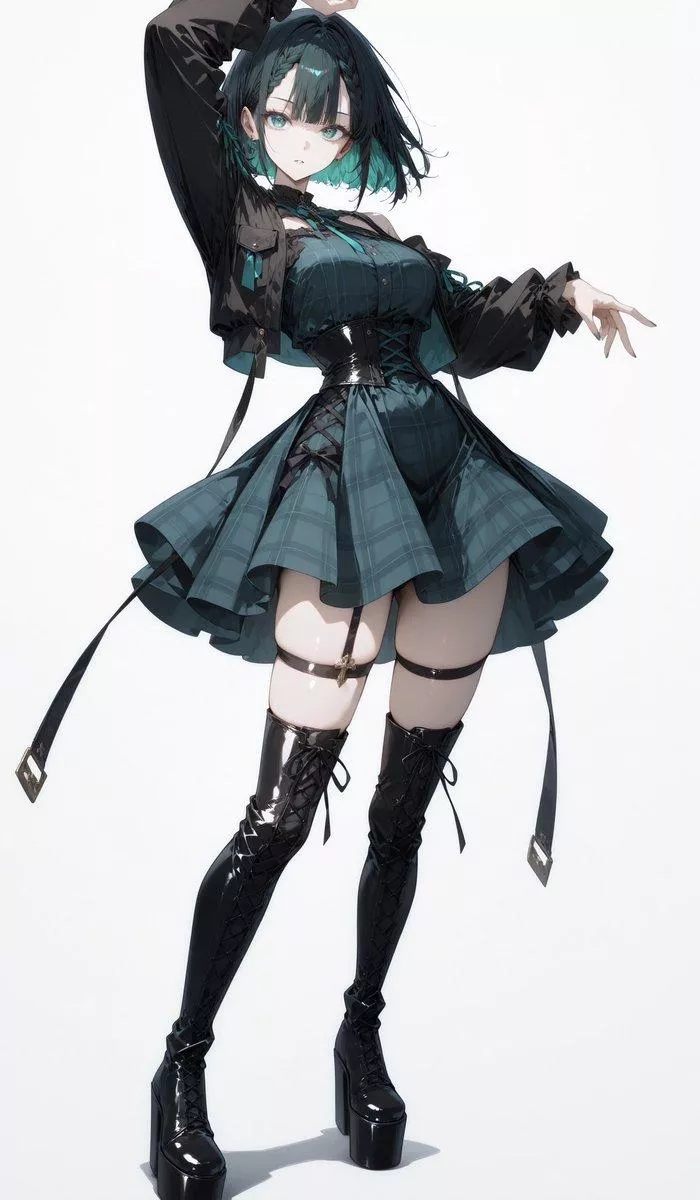 Green Goth Girl posted by CheetahSperm18