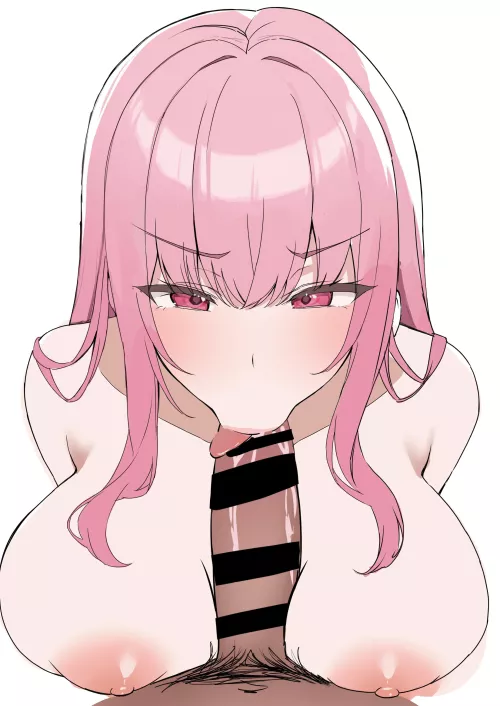 Mori Fellatio (Nakano Kura) [Hololive] by llamanatee