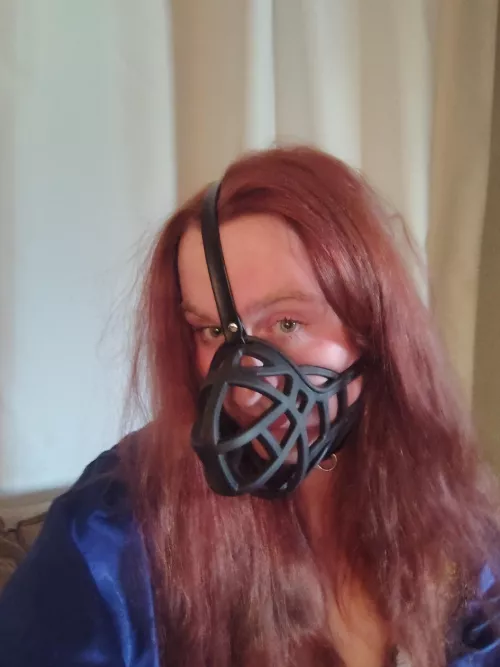 My first time with a muzzle  by bunnygirl109