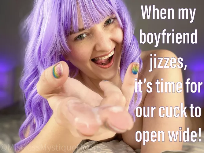 So open that mouth, cuck! by MistressMystiqueHoop