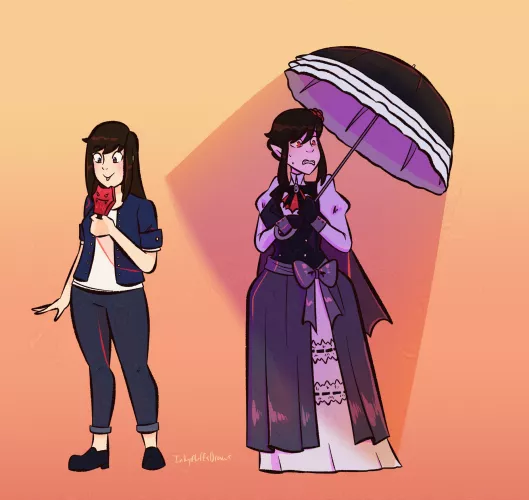 [Vampire] Bloody Popsicle by InkyFluffsDraws by JudithNeff