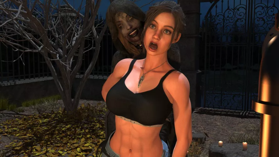 Bela Dimitrescu x Claire Refield SFW (audreymadeit) by audreymadeit