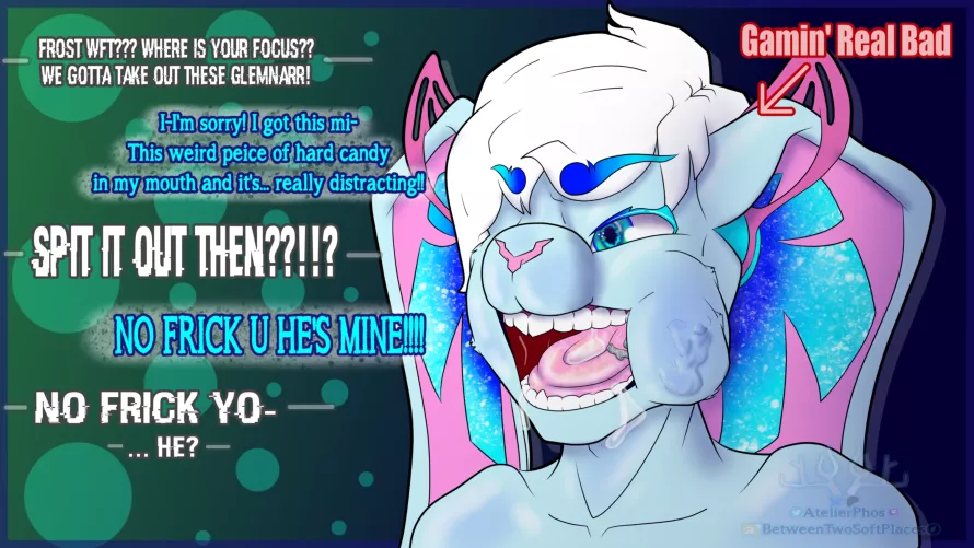 {Image} (Oc art by me, AtelierPhos) Gamer Rage Bunny by DigitalFurryArtist