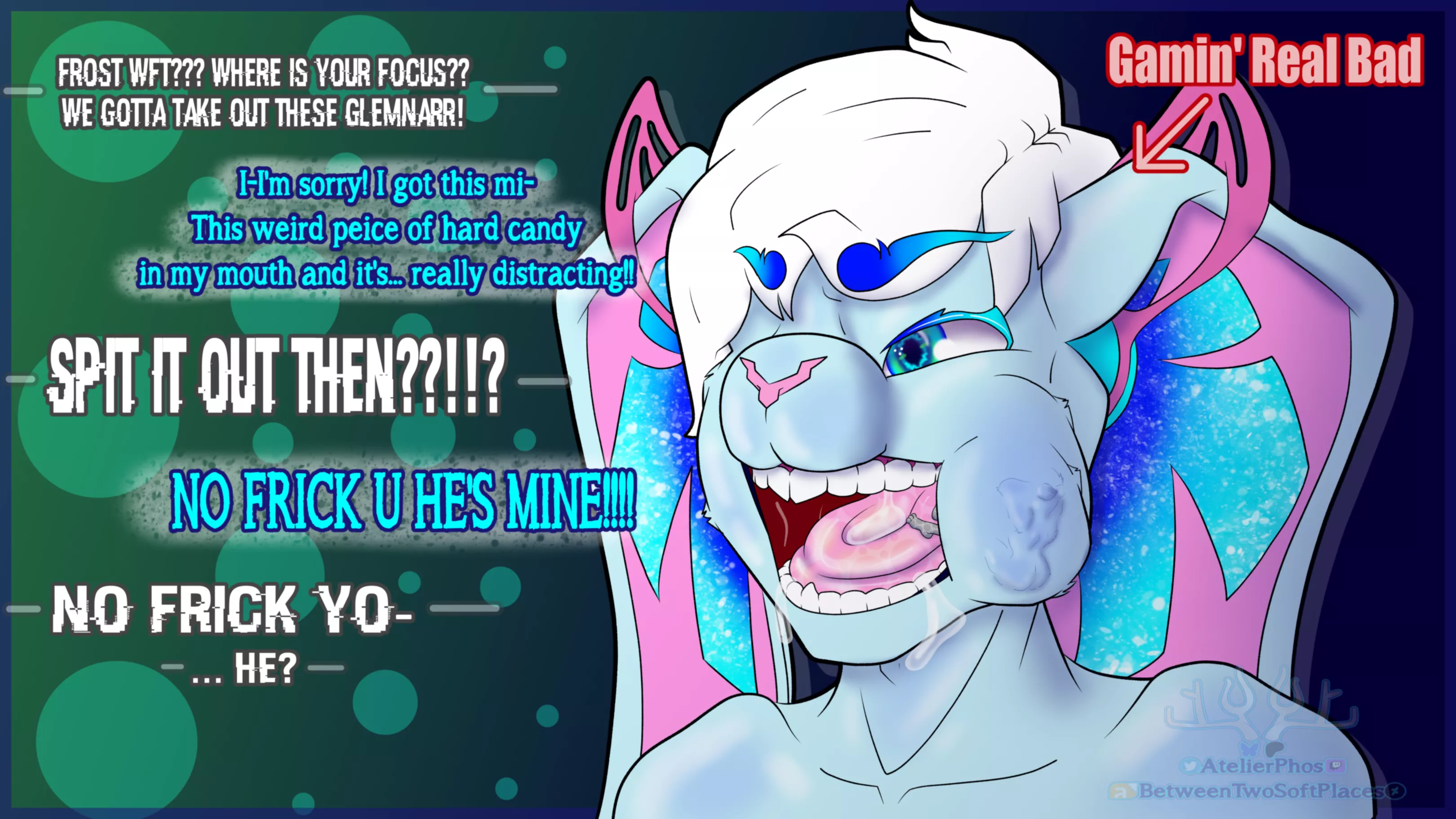 {Image} (Oc art by me, AtelierPhos) Gamer Rage Bunny posted by DigitalFurryArtist