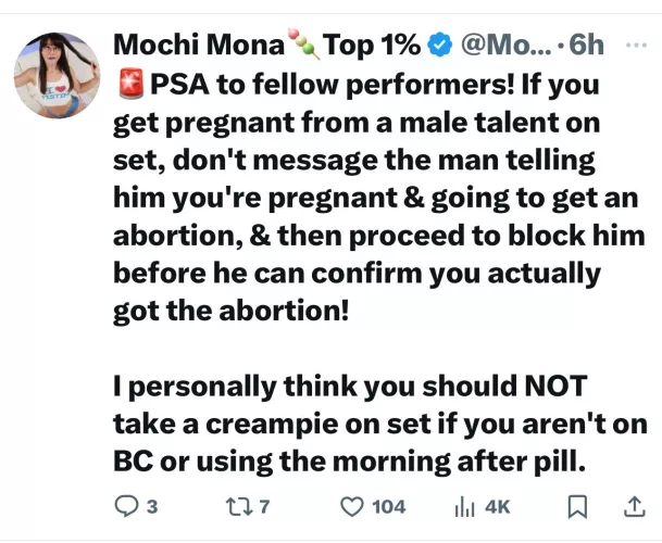 Mochi Mona's oddly specific PSA by DSCholly