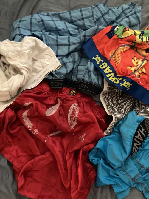 Some used boxers up for grabs. Message for more info 😈 by Responsible_Bridge_4