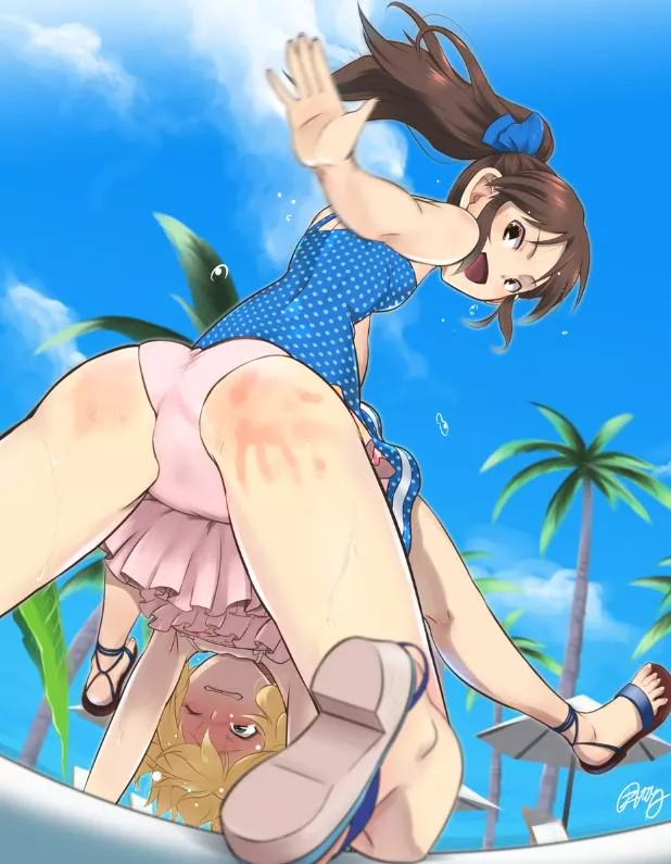 Tachibana spanking Sakurai posted by coolpiex