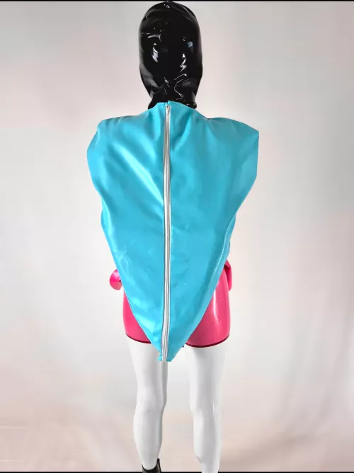 This armbinder was too big for tiny me, but it has inspired me to get one in latex! by LatexLovingLady