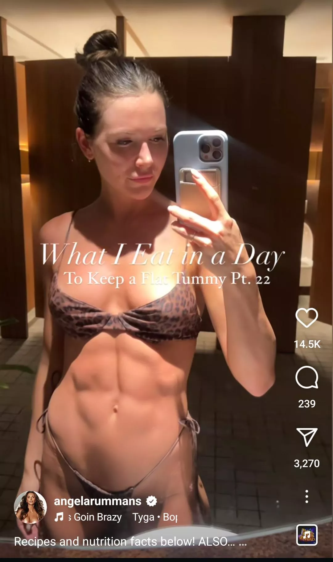 Angela Rummans BB20 is absolutely ripped these days  posted by modbod31