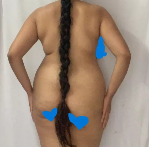 Backless but my braided hair covered it ! by Watermelon_boobs