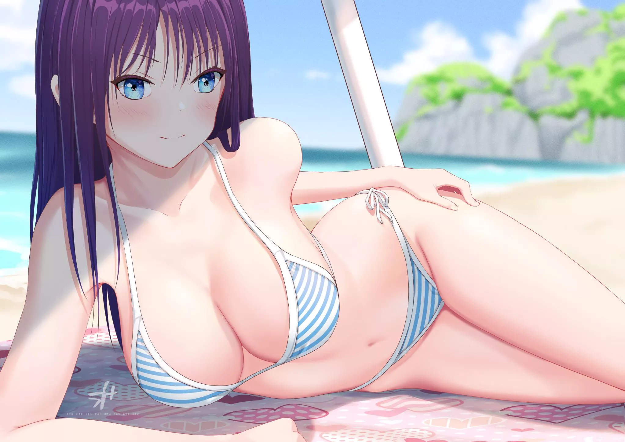 Beach Beauty [Original] posted by A_MASSIVE_PERVERT