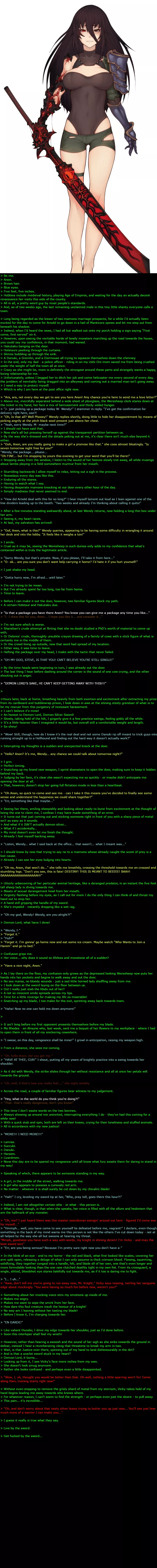 By the Sword posted by HonestAppleHorse