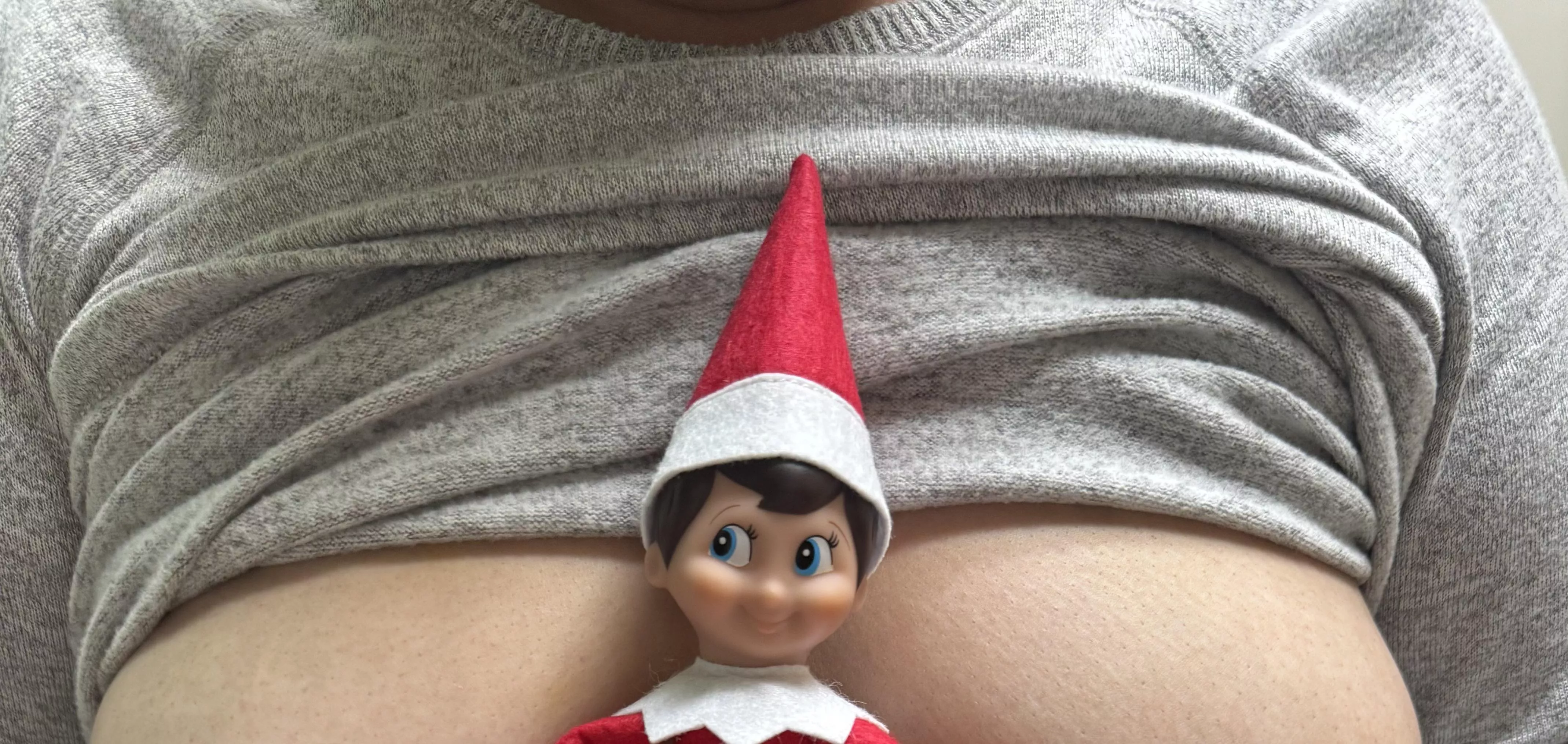 Come peek at a naughty elf visitor  posted by Mrs_Eevee