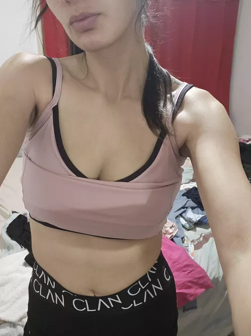 coming back from the gym sweaty. Come bathe me daddy by Zestyclose_Rub_2960