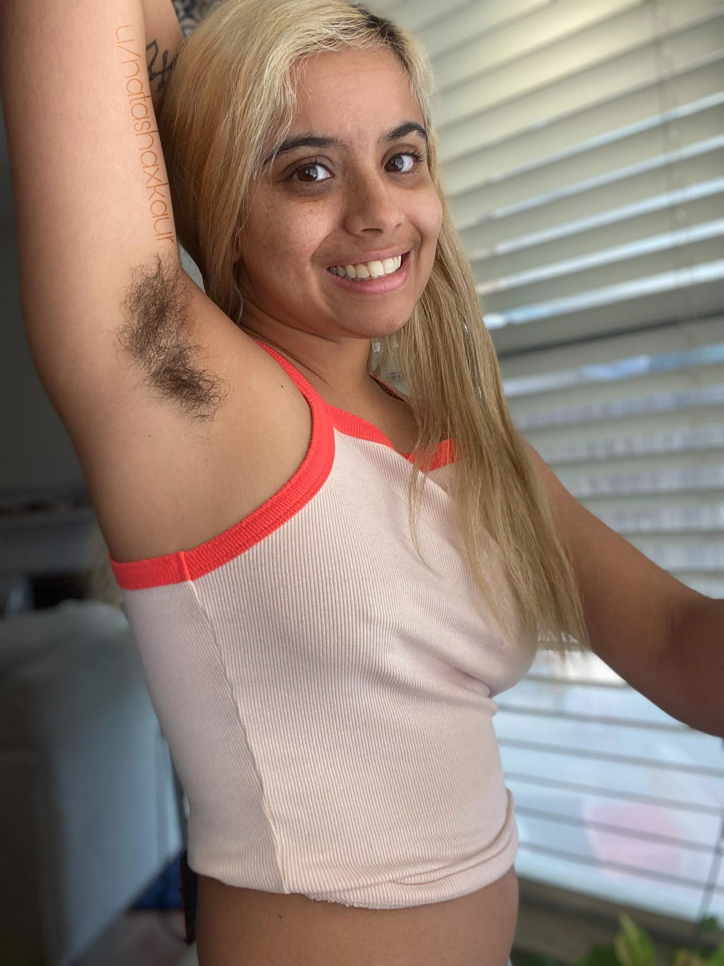 Hairy pits and hard nips! posted by NatashaxKaur