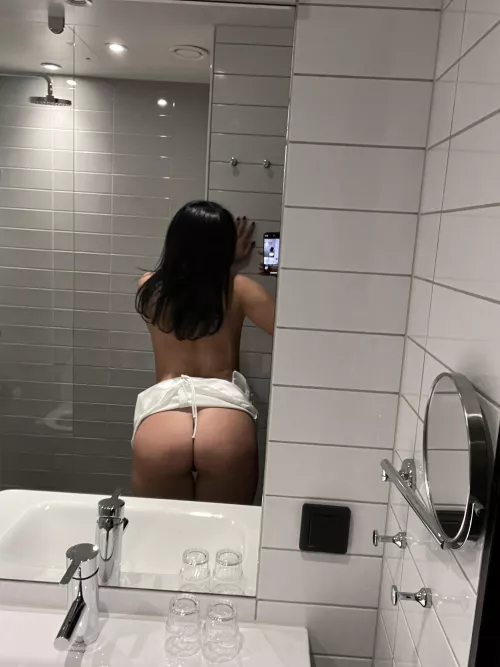 I wont tell your wife that you touched my ass, I promise by Flaky-Cold-571