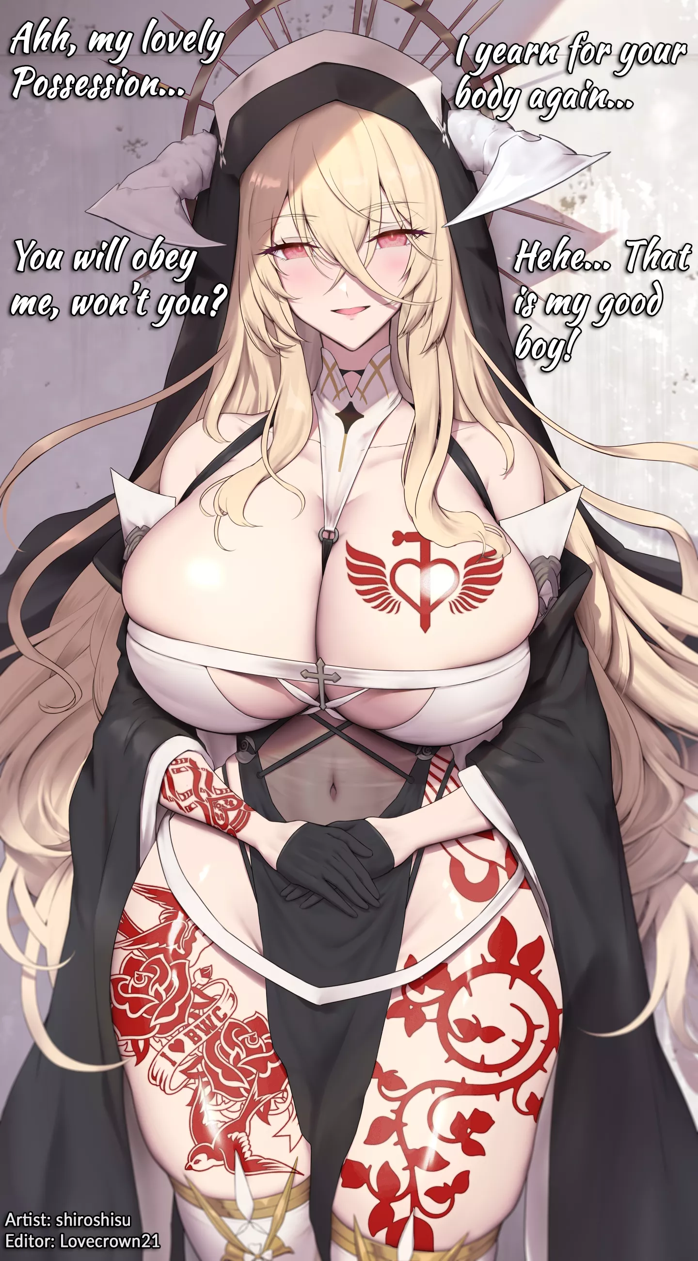 Implacable has been feeling herself grow ever more possessive of you, especially since she managed to take a sample of your bountiful white cock. Today she managed to corner you out of sight of everyone and her eyes tell stories of a predator finally cor posted by ChristmasCakeLove