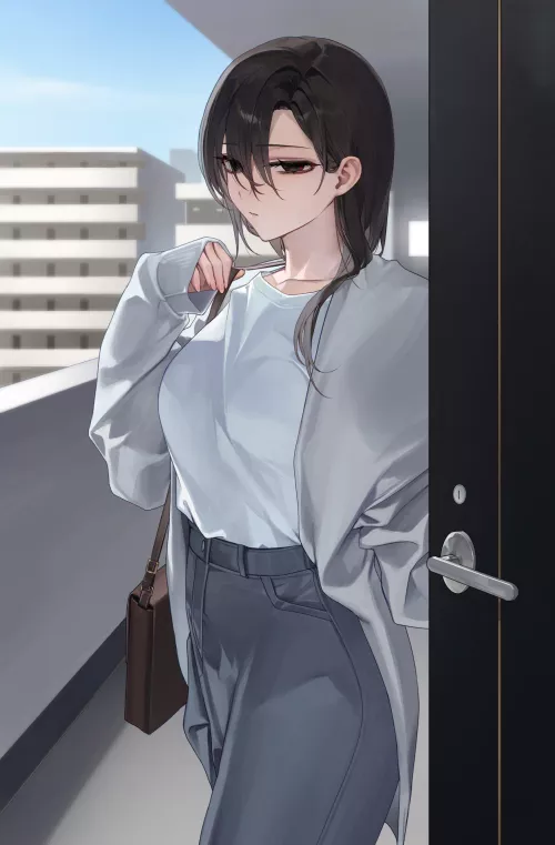 Leaving her Apartment  by CheetahSperm18