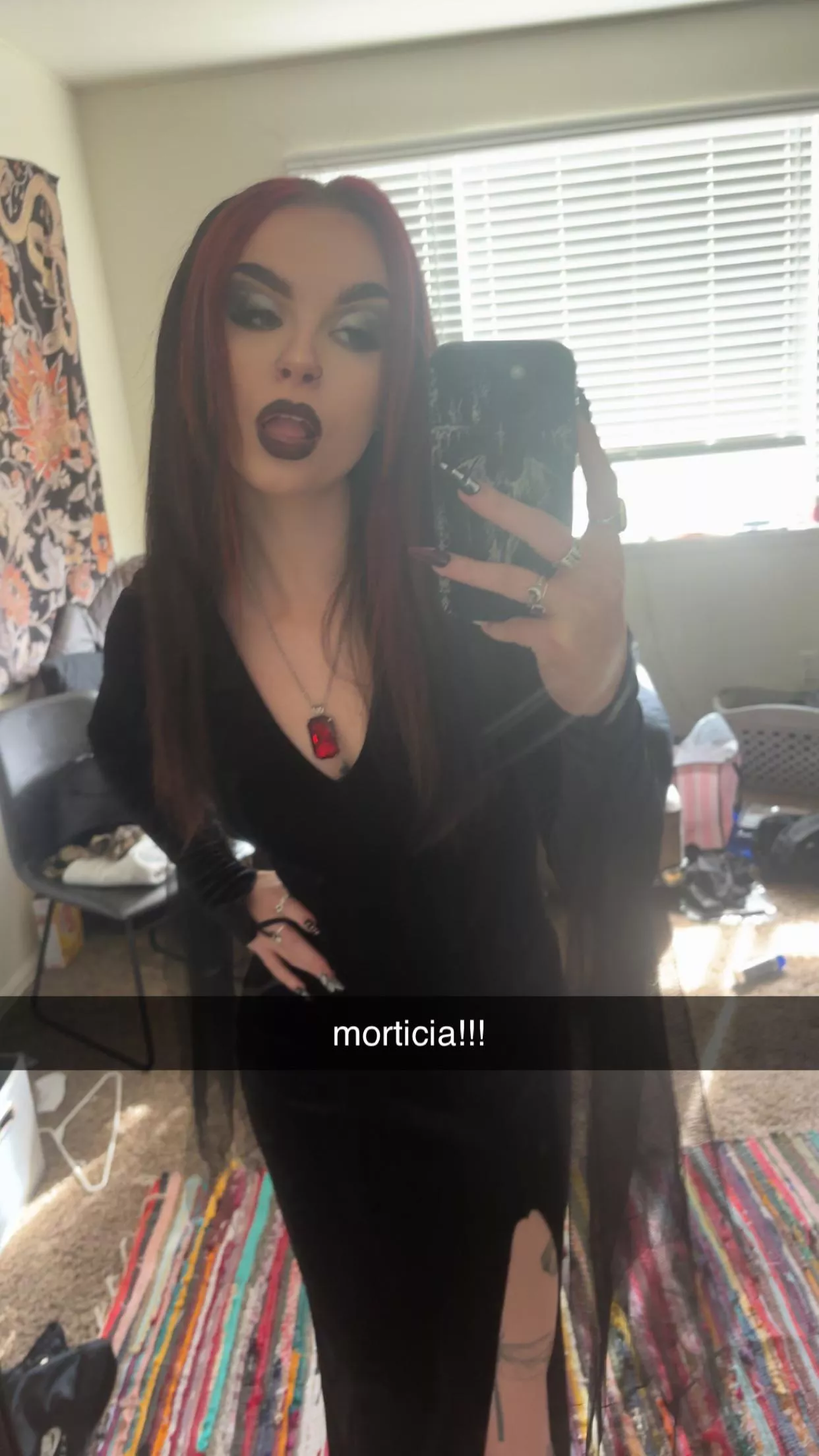 Morticia 🖤  posted by violetmarie999