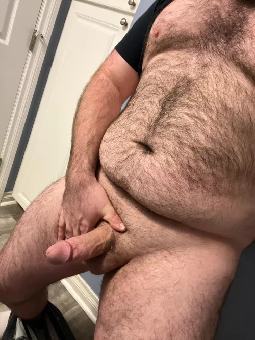 My cock looks almost irresistibly suckable from this angle, doesn't it? (32) by NewtAtNite