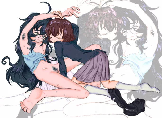 My Kaguhara-san’s fetish notebook fanart by gumechka