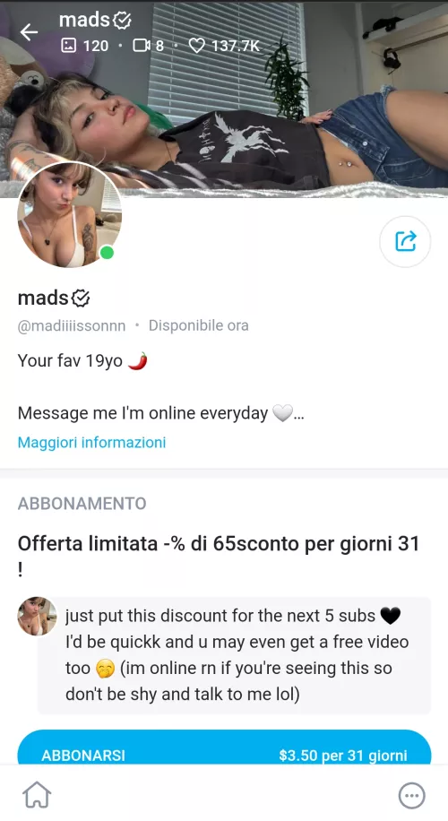 OF request @madiiiissonnn by momlavmvestesceng