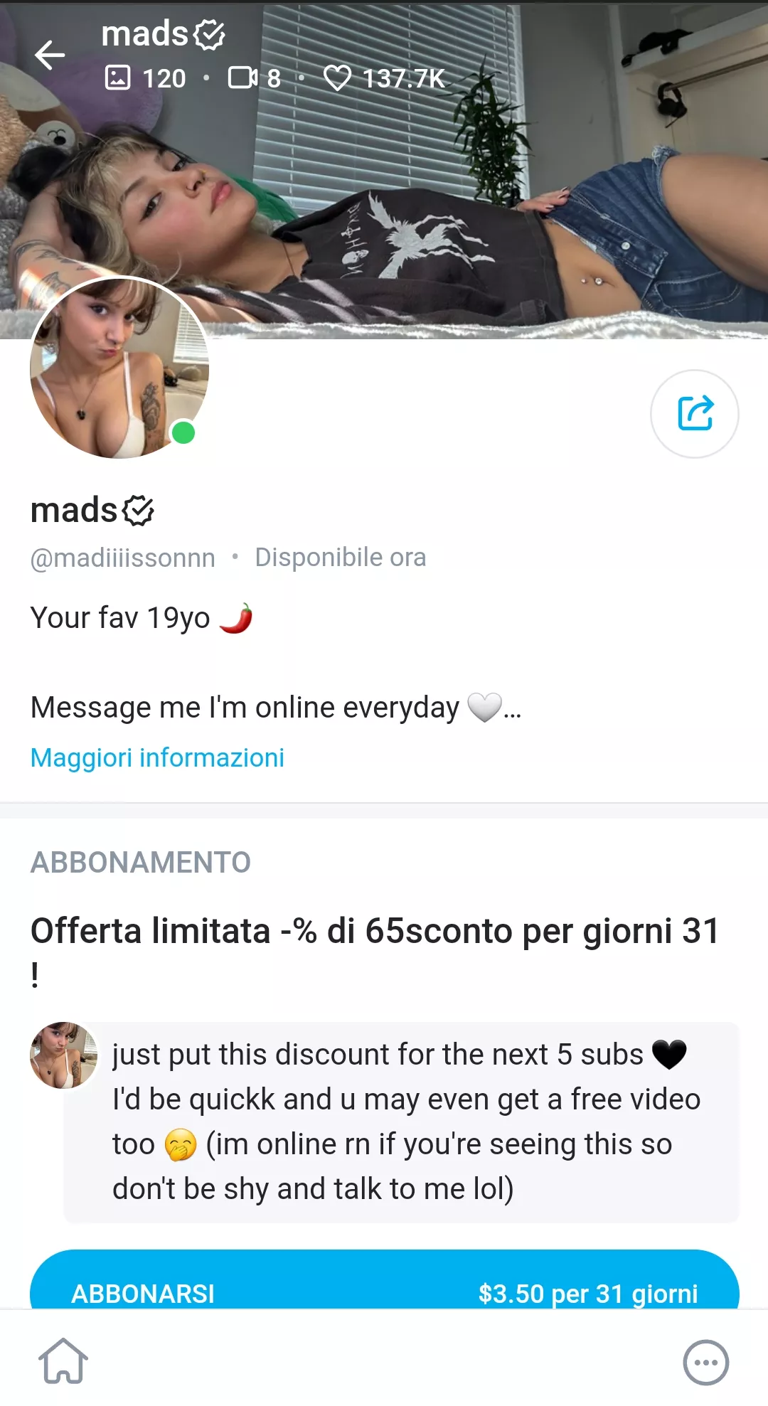 OF request @madiiiissonnn posted by momlavmvestesceng