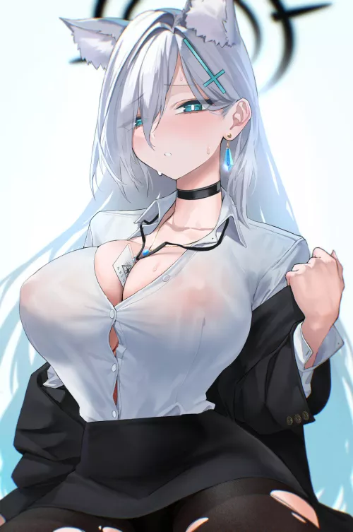 Office Lady Shiroko Terror  by marxsander2016