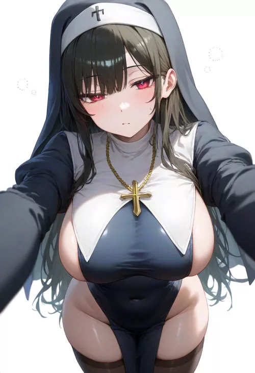 Oppai Nun by CheetahSperm18
