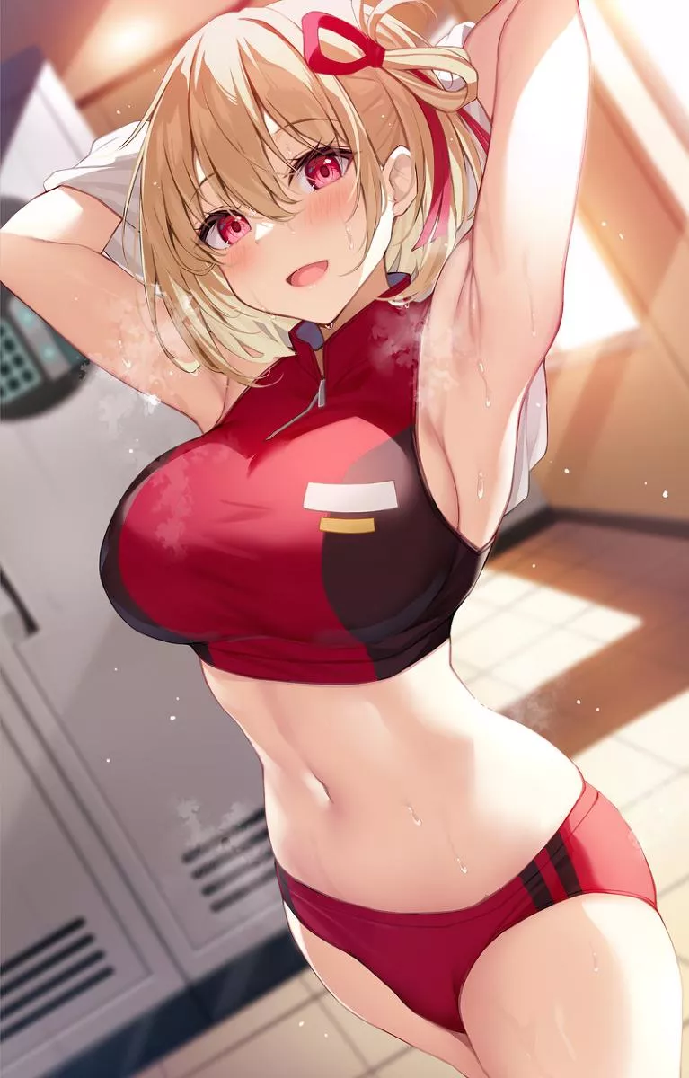Post-Workout Chisato [Lycoris Recoil] posted by A_MASSIVE_PERVERT