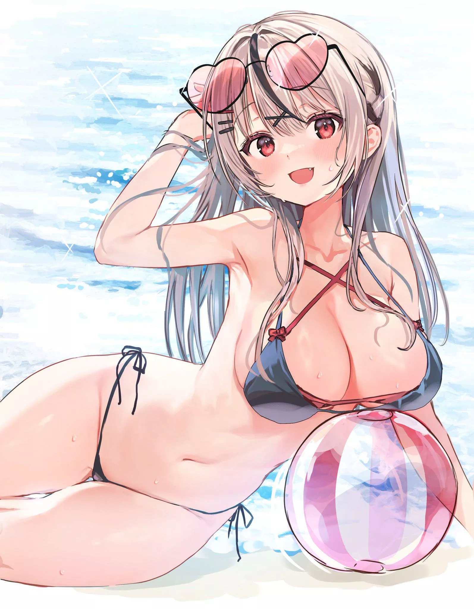 [Sakamata Chloe] Enjoying the beach posted by marxsander2016