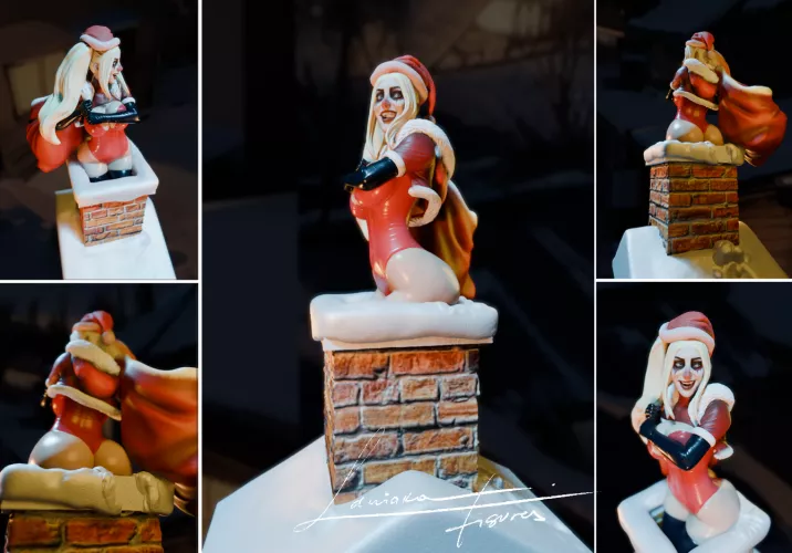 Santa Harley Figure in progress. [Art by Laniakea] by TamieGadelha