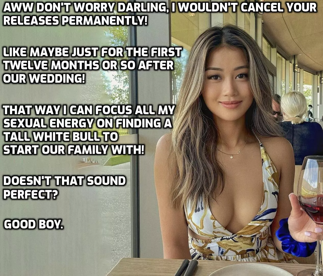 She can't wait to get married [ASIAN] posted by nubsimp