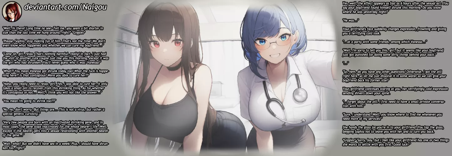 Shrunken by karma Part2 [femdom] [giantess][shrinking][cuckold][revenge] by Nalgou