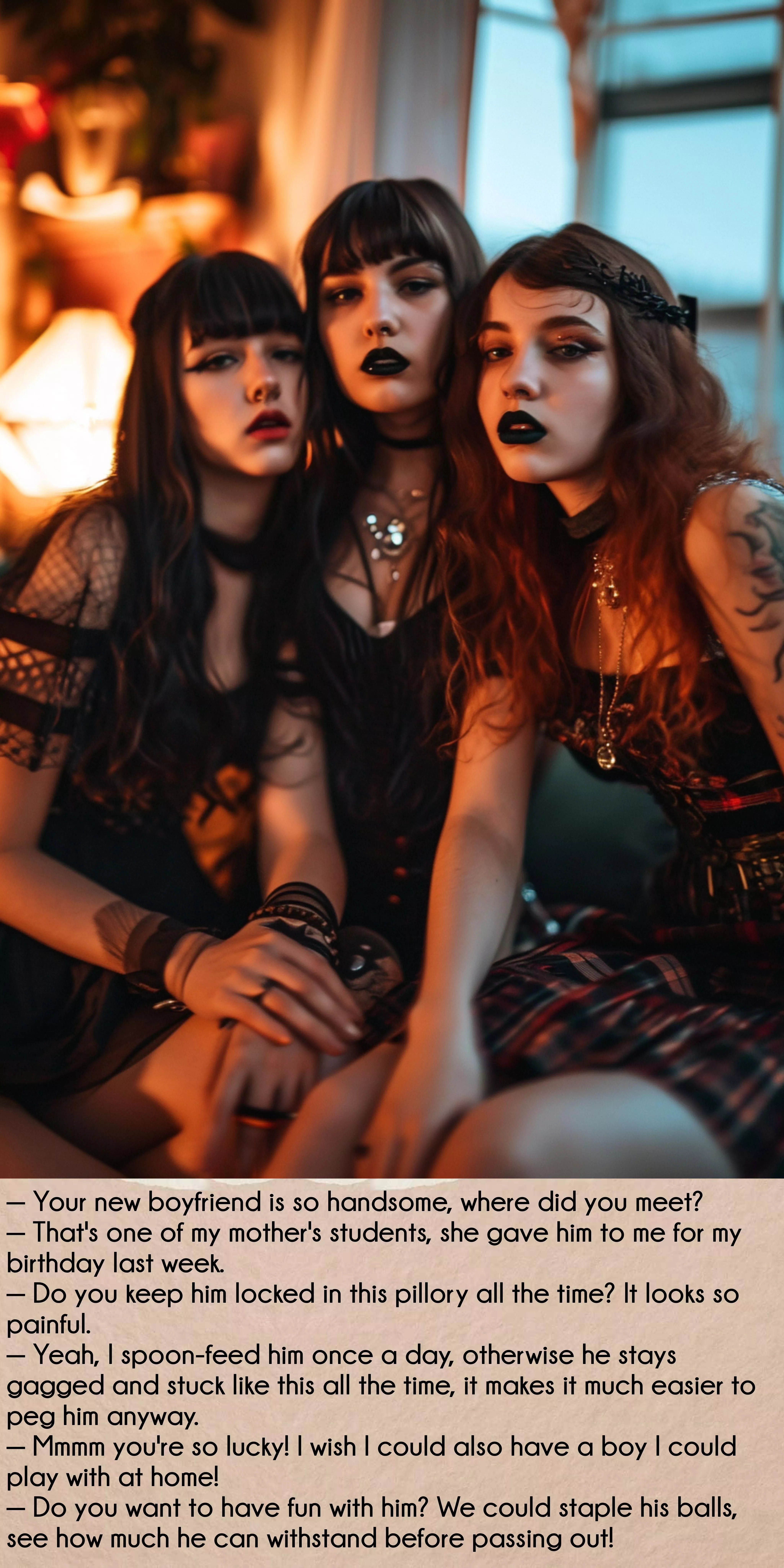 The forced boyfriend posted by Dominan-t