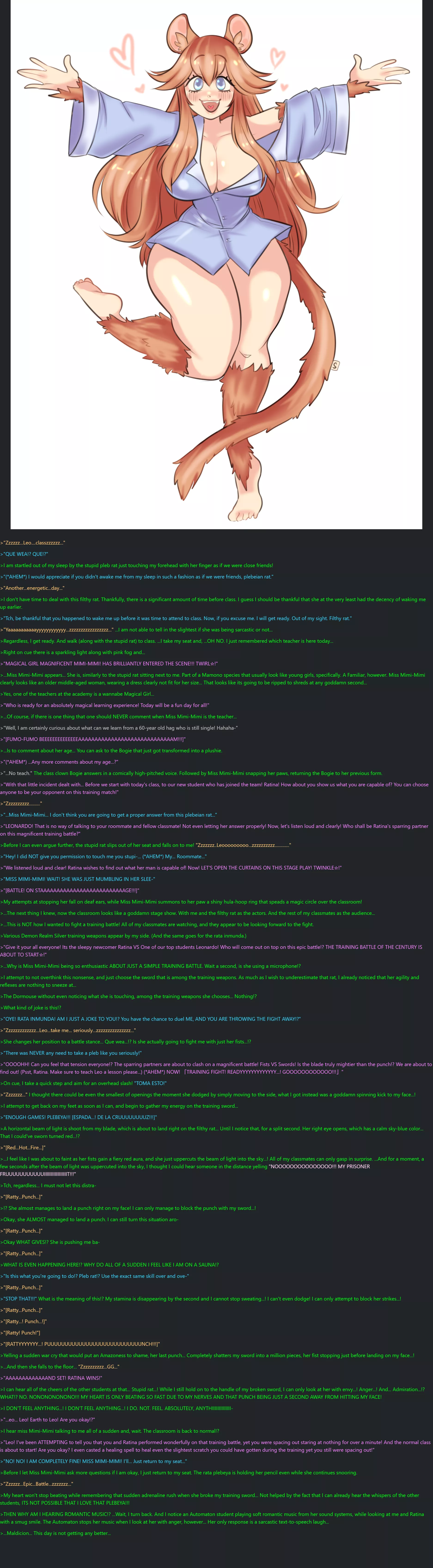 The Noble and the Dormouse Part 2: A Magical Lesson posted by RenjinGN-003