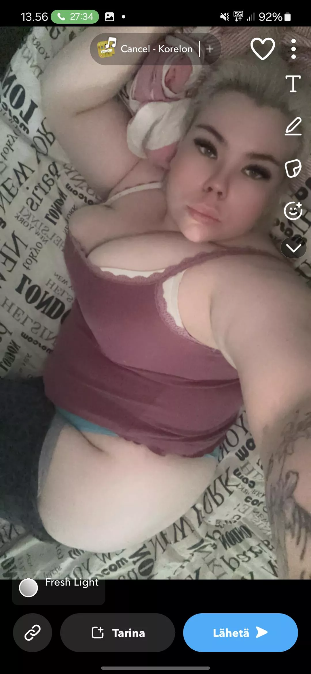 Tuu kattoo 24 luukkua mun kans posted by Limp_Appearance_3186