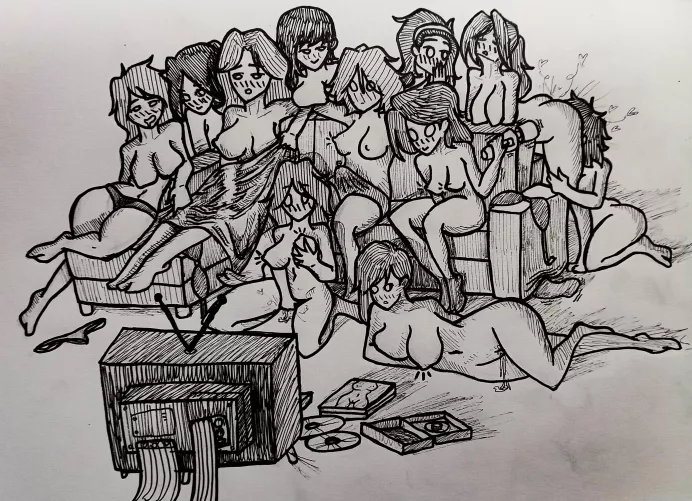 Watching Porn by me(hornipotat0) by peculiarPotat0