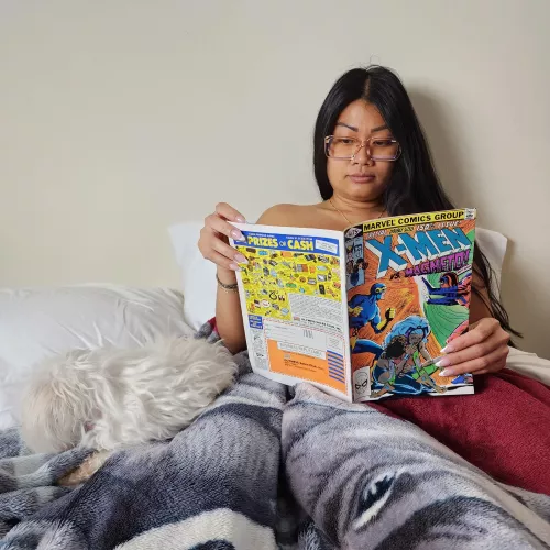 Enjoying some X-Men on a cold morning  by Ok_Area_8192