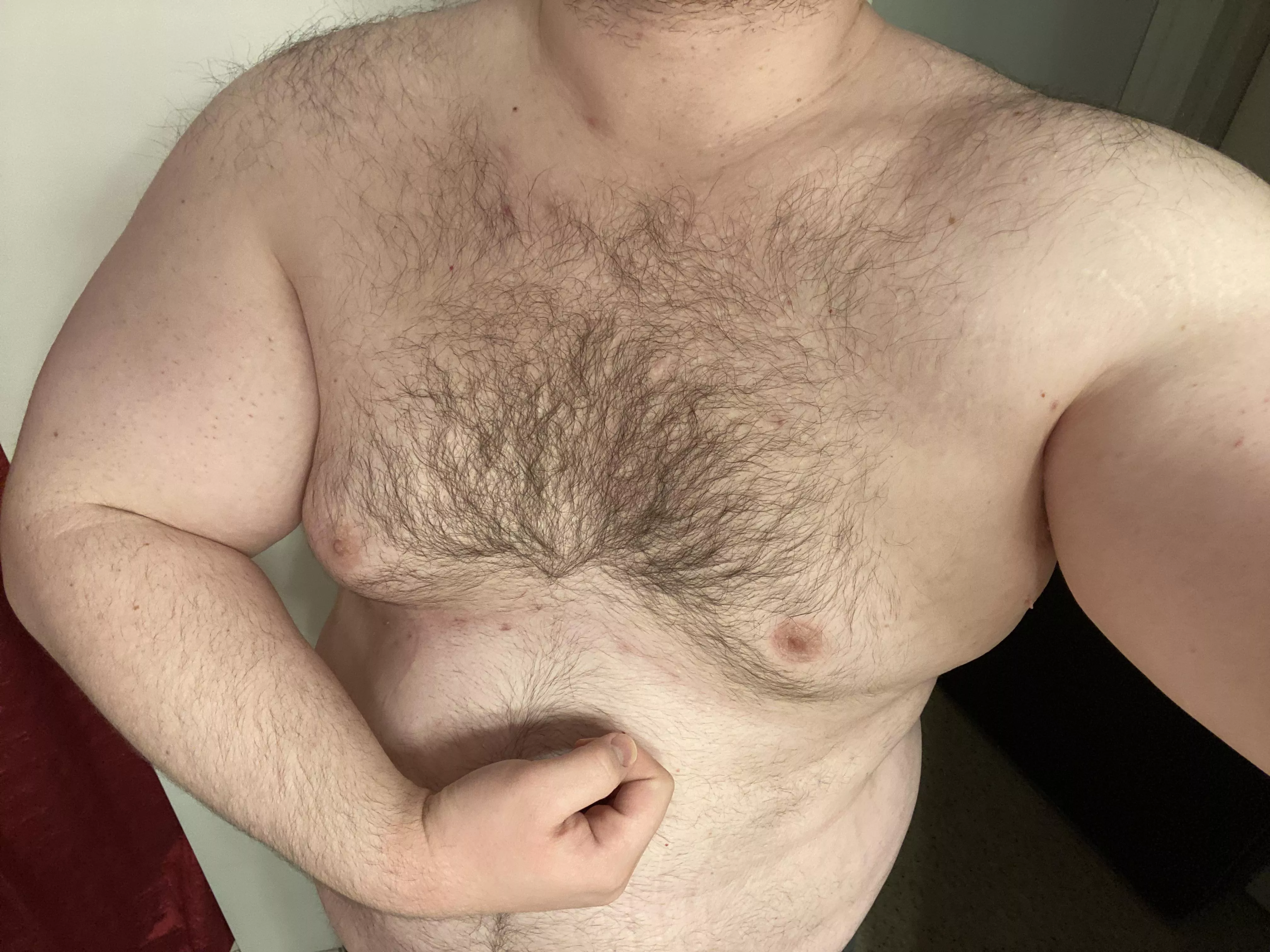 I think my arm and chest workouts are paying off! posted by AnonGamerRedditor