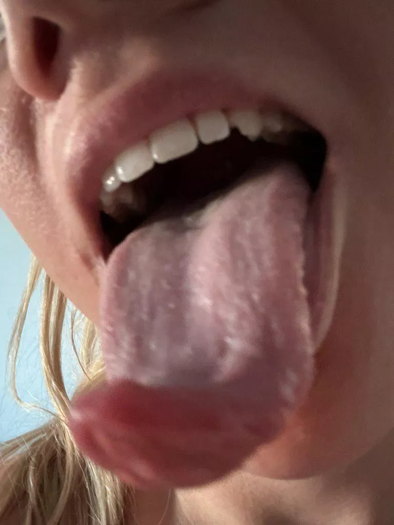 Is my tongue good enough to receive your cum? posted by jennyahegaoblonde