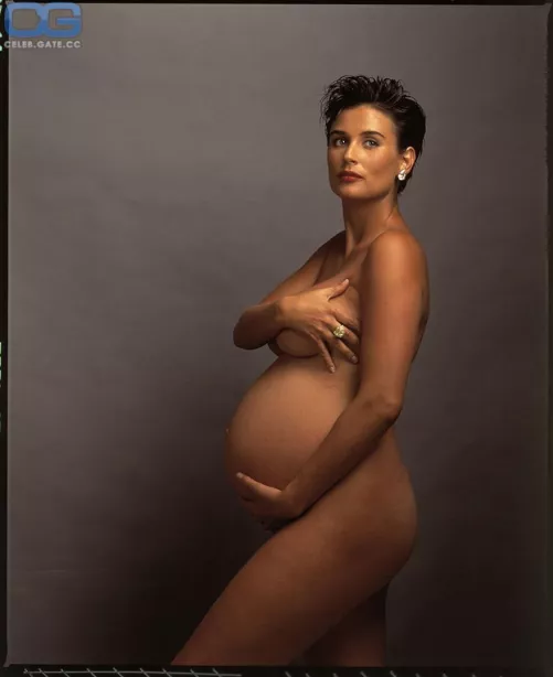 demi moore pregnant by Neither-Ad821
