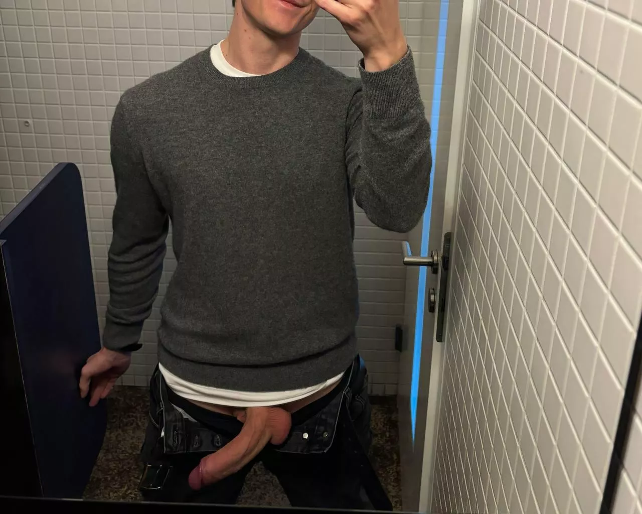 It’s a literal pain to hide this massive BWC at work  posted by _horsecockjohn_