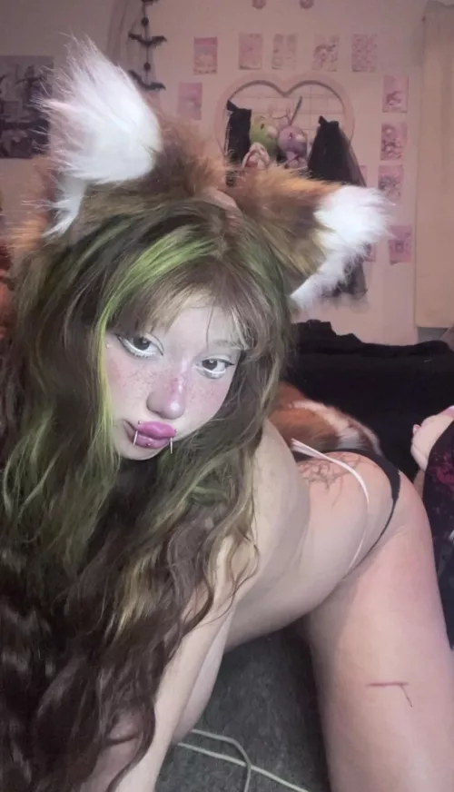 Lift my tail and play with me daddy  by Angelwilloww