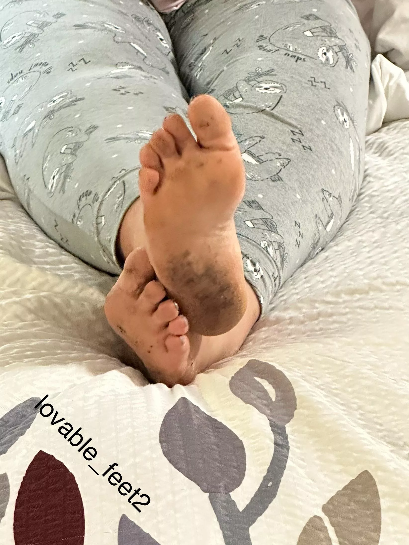 Long day of walking. You can clean them while I watch 😊 posted by lovable_feet2