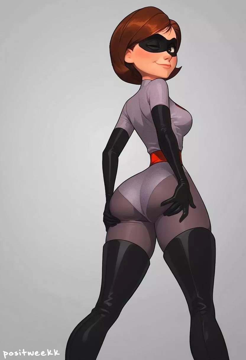 [Patreon Commission] Elastigirl showing off her voluptuous peaches (me) posted by Positive_Weekend_403