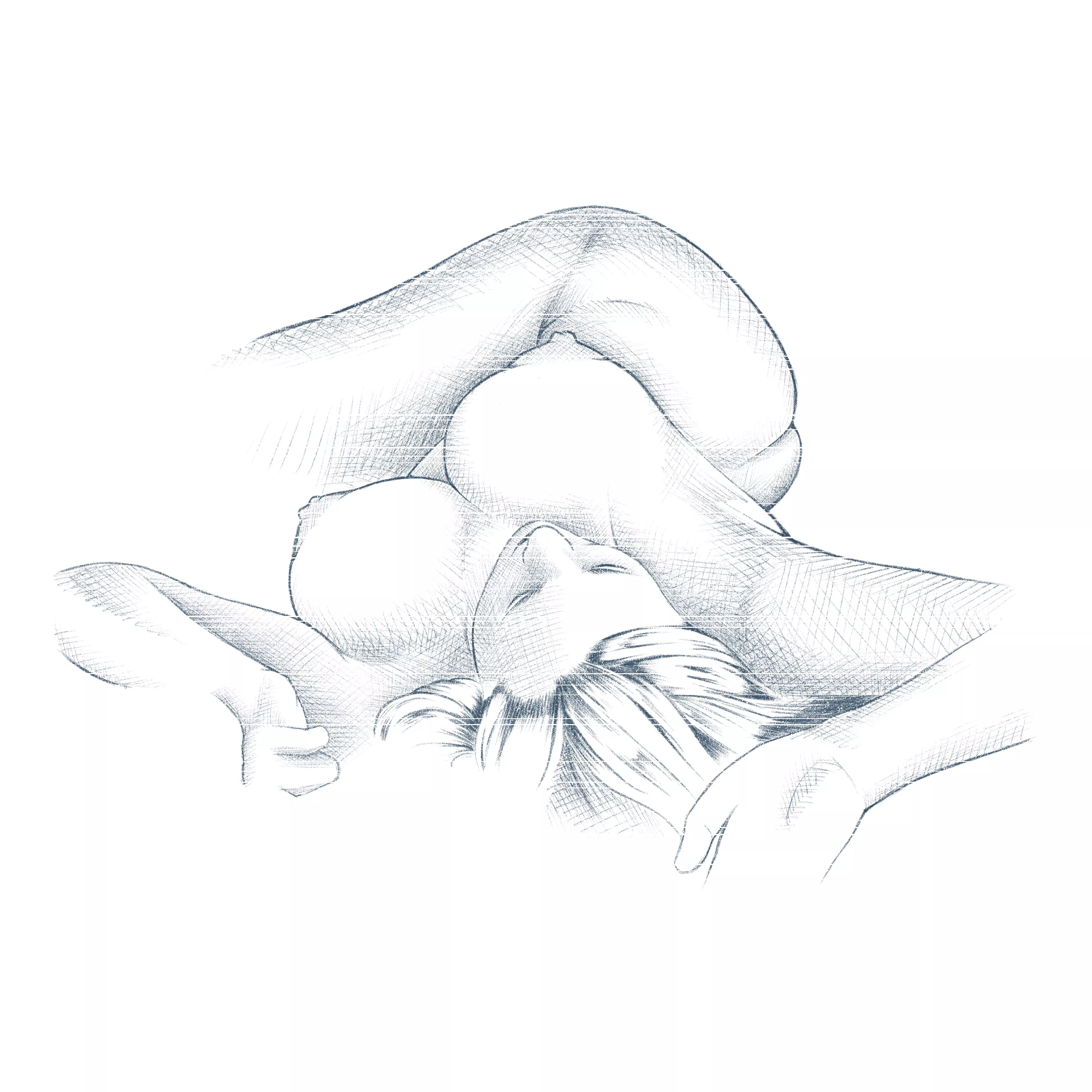 Sketching followers - by me posted by 777_art