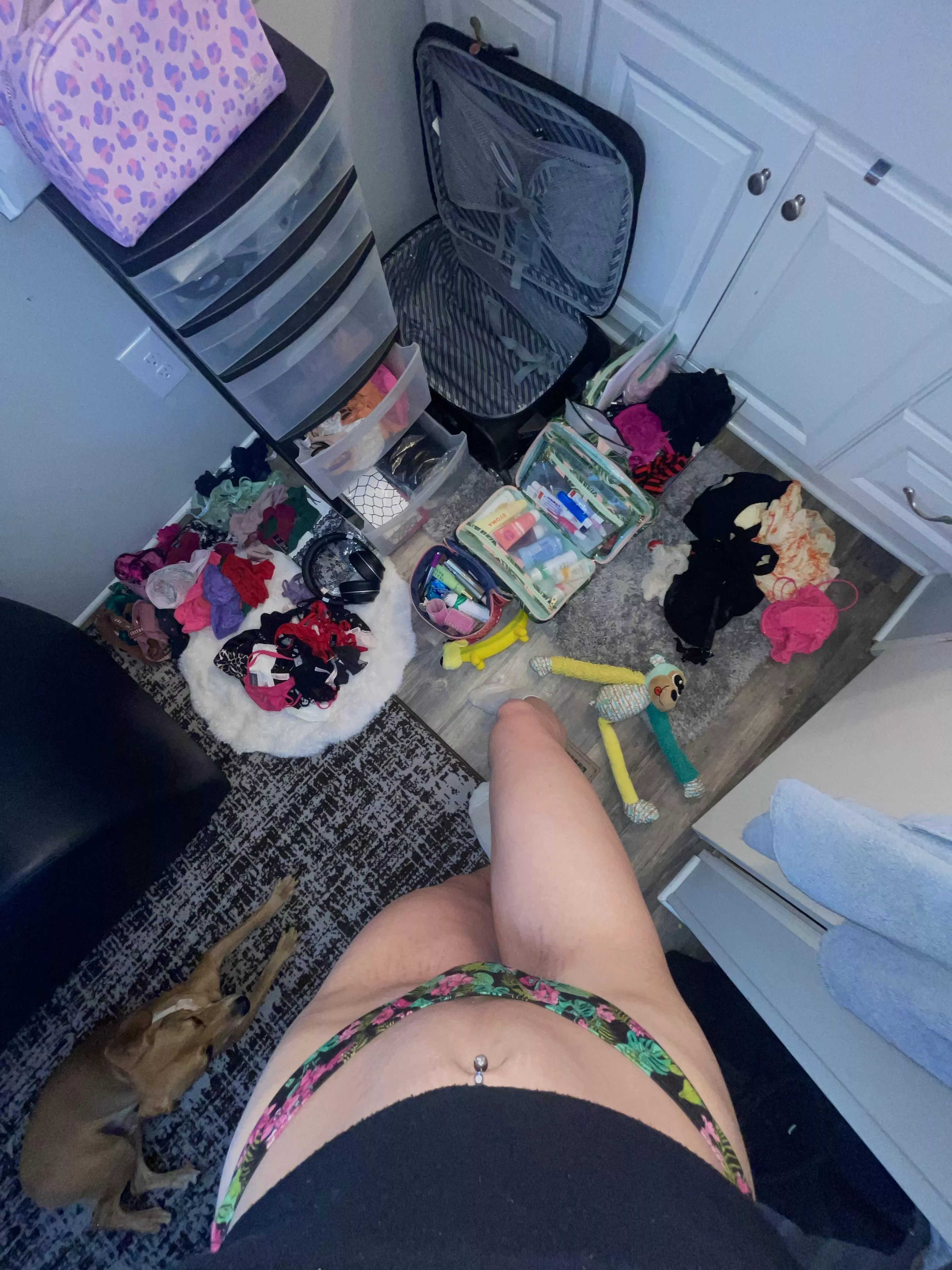 Slide them off with your teeth  posted by TasteMeK